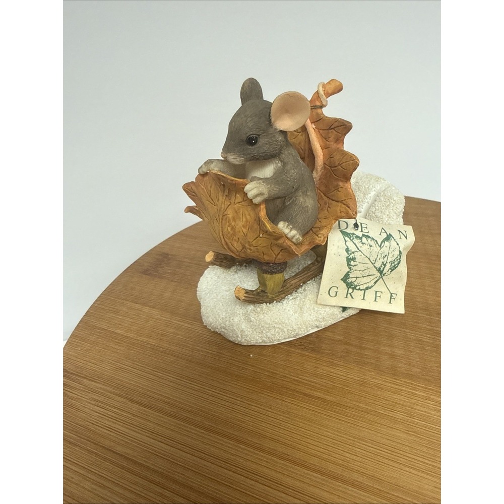 Charming Tails Figurine A One Mouse Open Sleigh Christmas 98/195